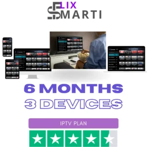 6-Month IPTV Subscription for 3 Devices